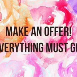 REASONABLE OFFERS WELCOME